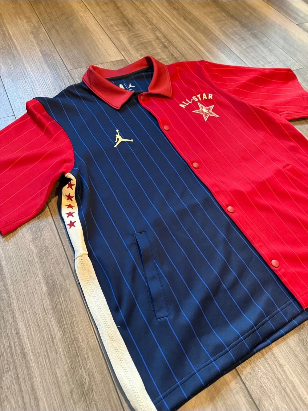 Men's Jordan 2024 NBA All-Star Warm Up Jersey Shirt Jacket XL